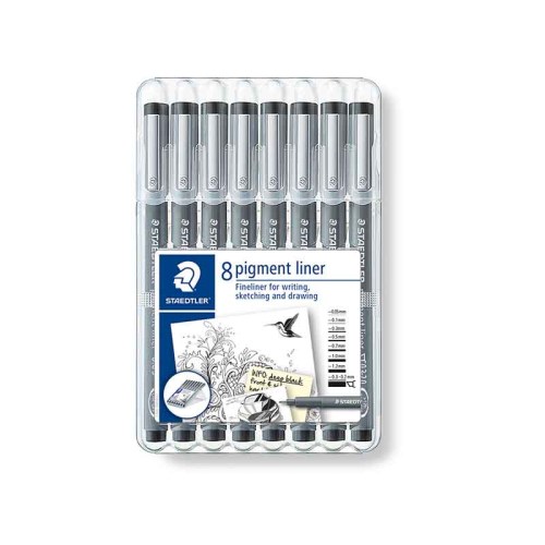 estuche de rapidografos 8 unidades